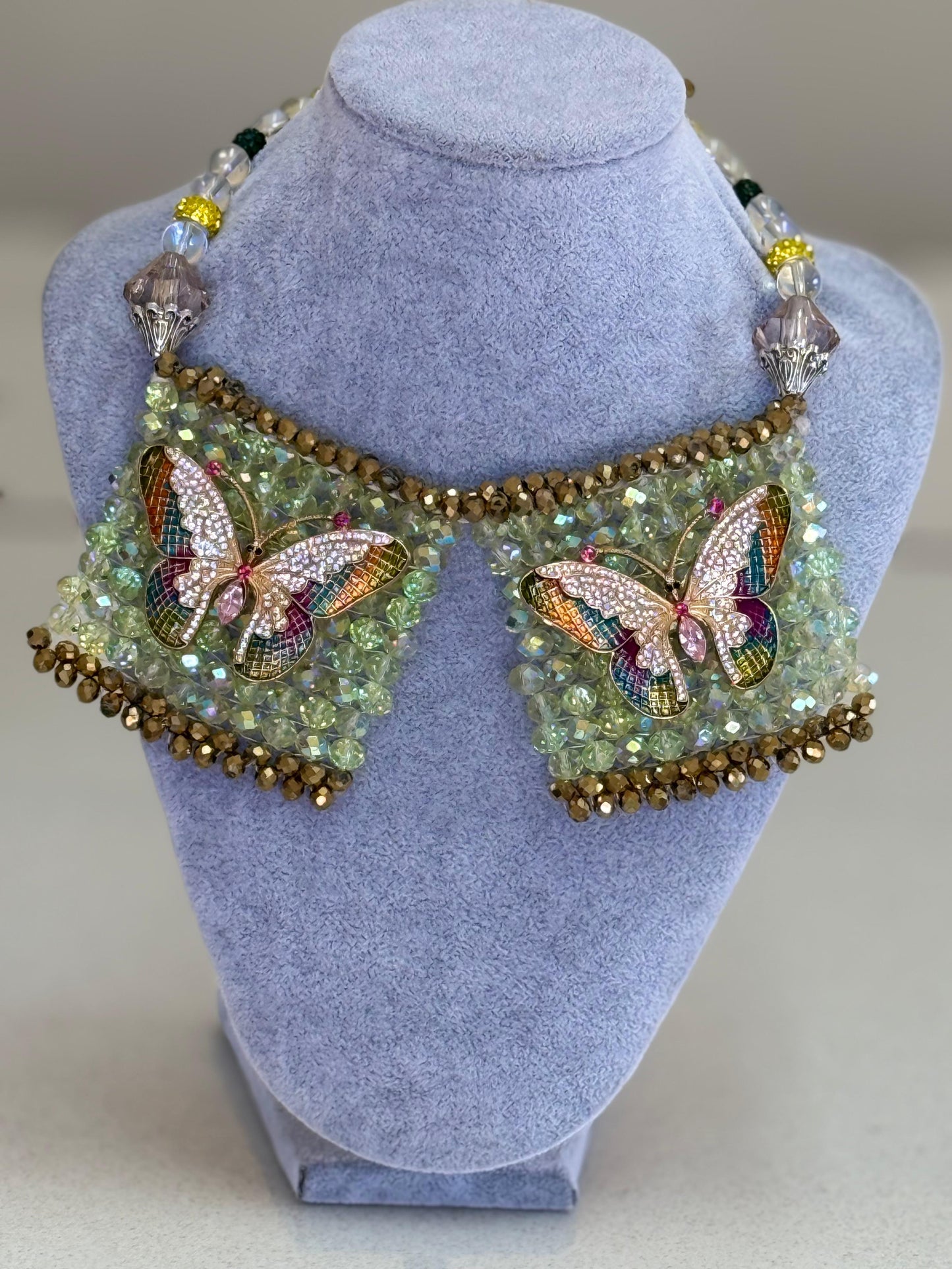 Butterfly Multicolour Green